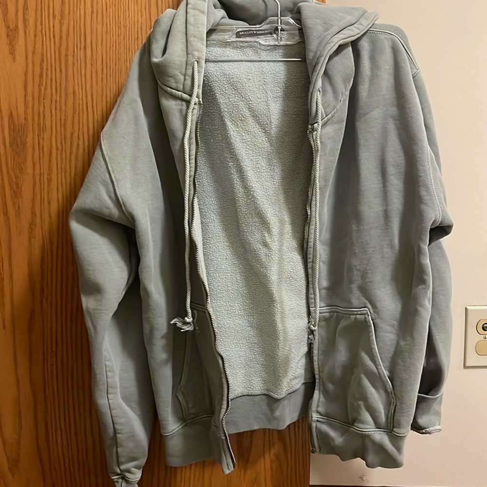Greenish Brandy melville zip up. One size